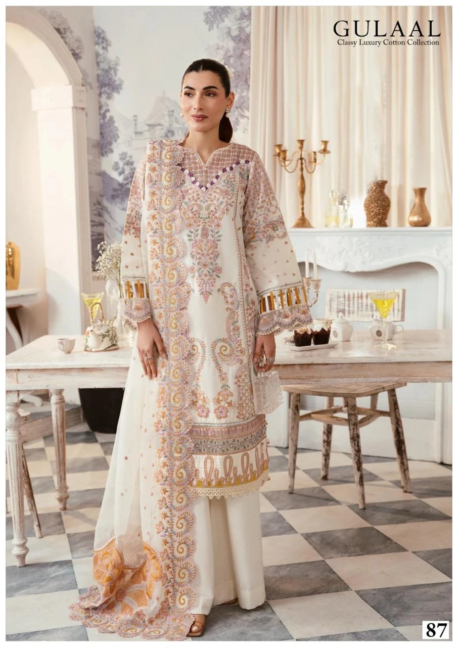 Gulaal Classy Luxury Cotton Collection Vol 9 Pure Cotton Wholesale Pakistani Salwar Suit Catalog — Wholesale Salwar Suits, MPA wholesale from Surat — view 17